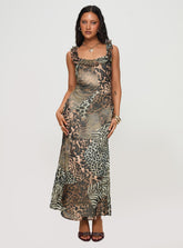 Ismeralda Maxi Dress Leopard